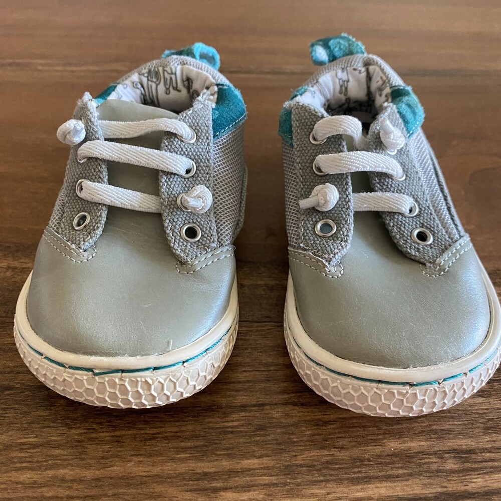 Livie & Luca Gray Slip On Sneakers Infant 4